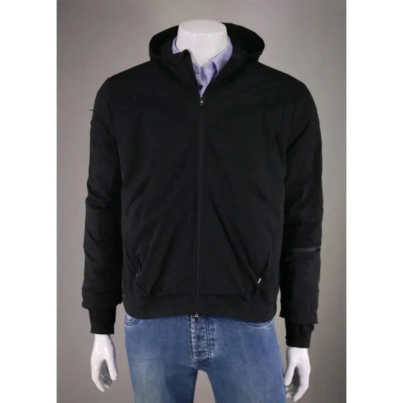 Nike Run Dynamic Vent Running Hooded Women's Large Jacket Black CZ1530-010 $300 - Picture 1 of 10